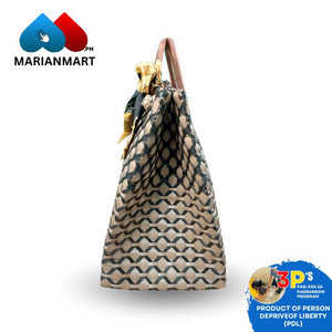 Golden Diamond Weaved Bag